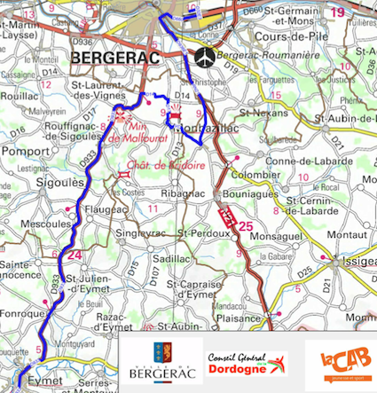 Tour de France Eymet to Bergerac