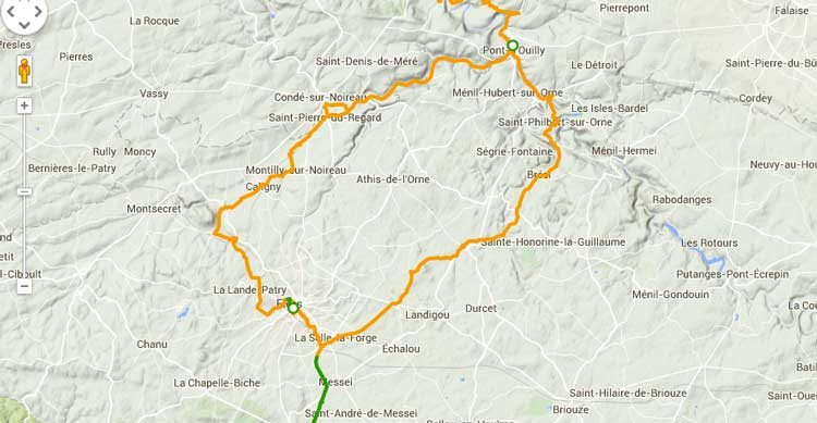 Flers to Pont-d'Ouilly