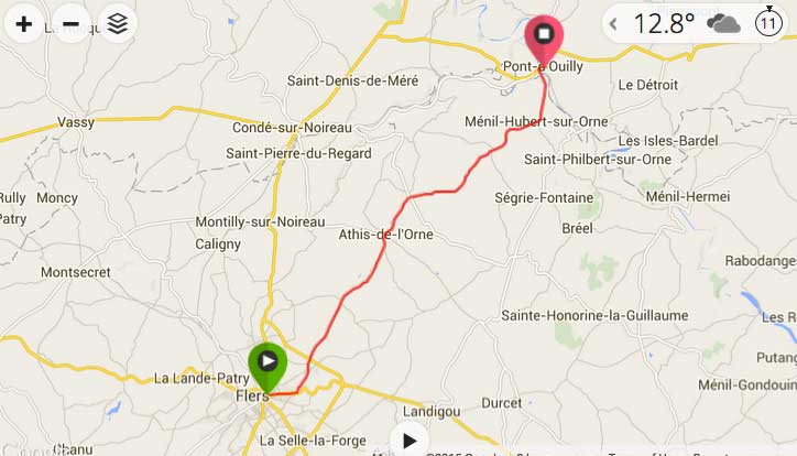 Flers to Pont-d'Ouilly