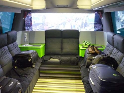 Movistar team bus