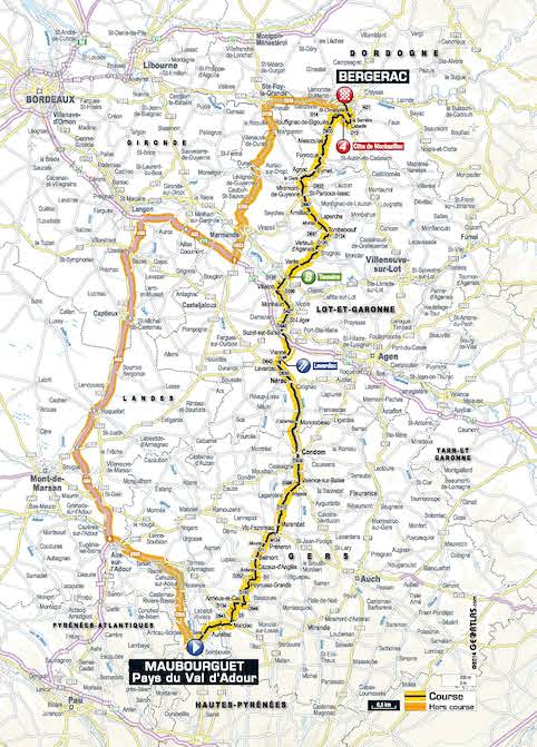 Stage 19 tour de france Dordogne lot et Garonne