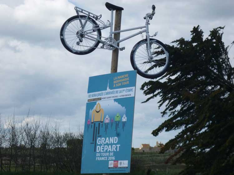 2016 Grand depart Stage 1 finish Utah Beach