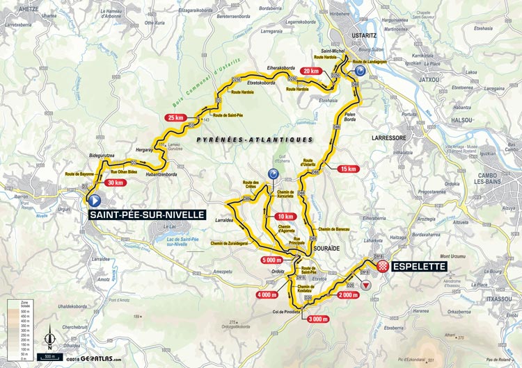 2018 Tour de france Stage 20 Saint Pee-sur-Nivelle to Esplette
