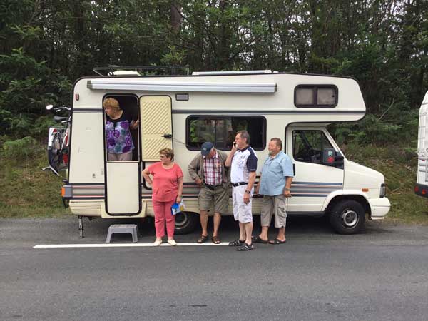 Waiting for the Tour de France