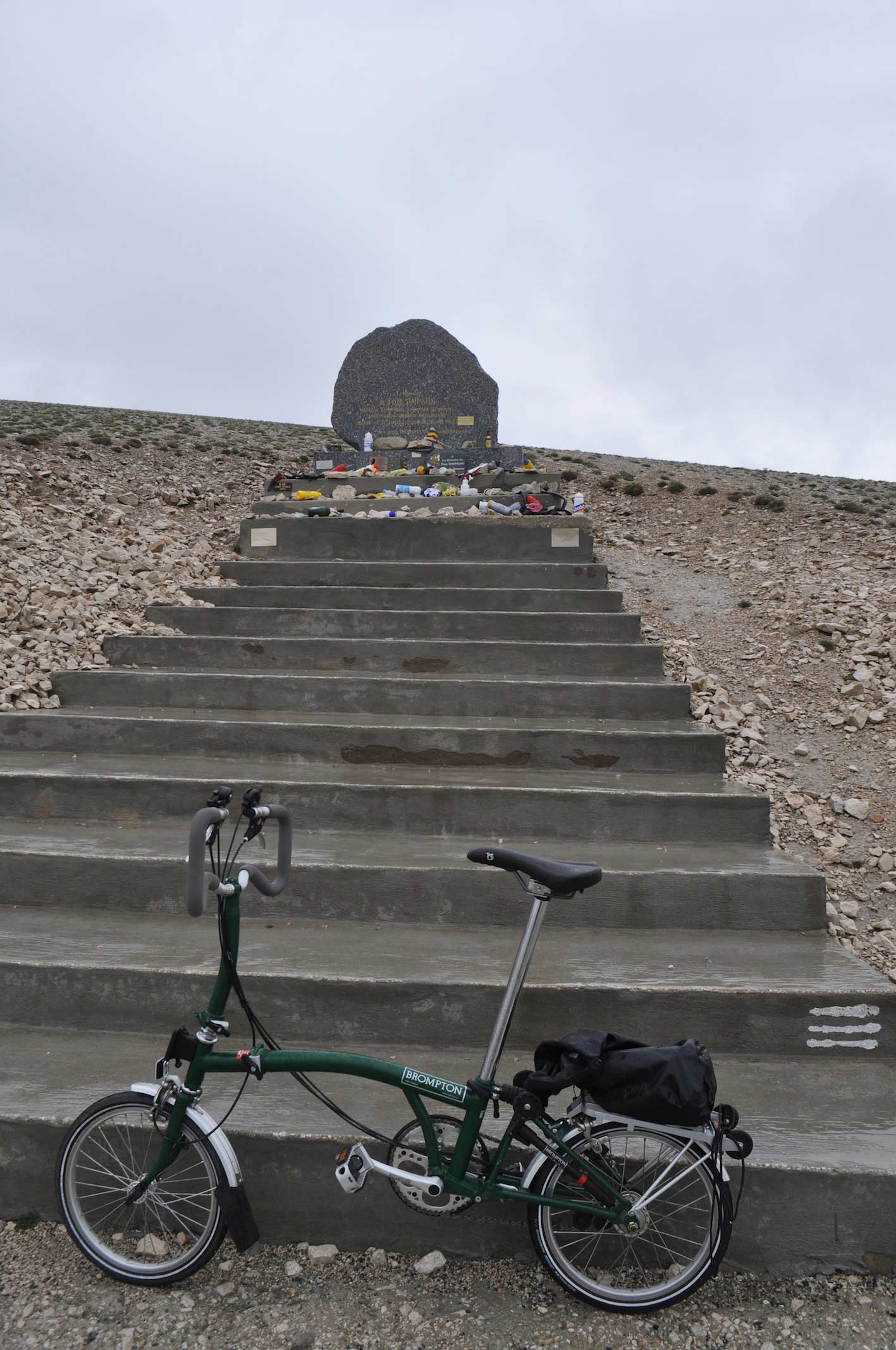Ventoux on a Brompton