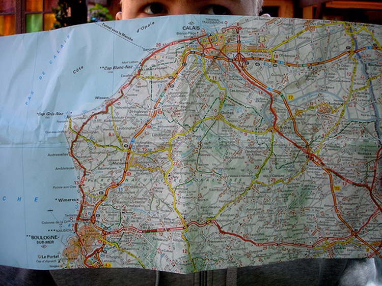 cycling map france