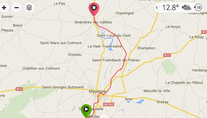 cycling map 
