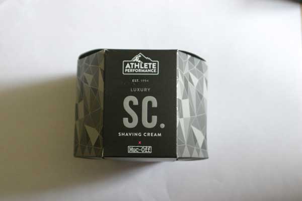 Muc-Off Luxury Shaving Cream packaging