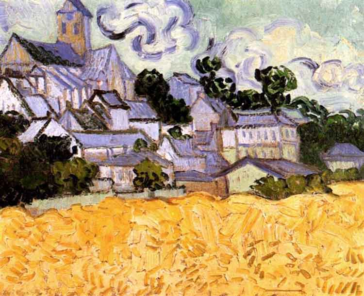 Van Gogh - Auvers with church